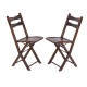 Sheesham Wood Foldable Dining Chairs Set of 2 | Balcony Chairs | Chairs For Small Spaces