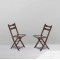 Sheesham Wood Foldable Dining Chairs Set of 2 | Balcony Chairs | Chairs For Small Spaces