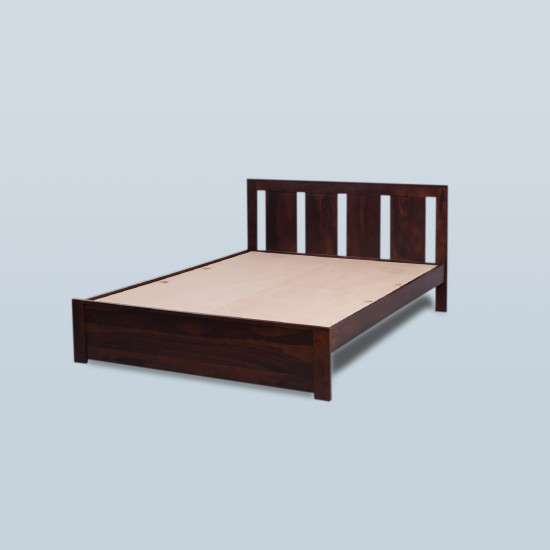 Angel Furniture Solid Sheesham Wood Non Storage Bed (Celeste, King Size 72x78)