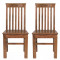 Angel's Vaughan Solid Sheesham Wood Dining Chairs Set of 2 In Honey Finish