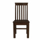 Angel's Vaughan Solid Sheesham Wood Dining Chairs Set of 2 In Walnut Finish