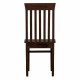 Angel's Vaughan Solid Sheesham Wood Dining Chairs Set of 2 In Walnut Finish