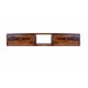 Lublin wallshelf | tv unit with two drawer in Honey finish