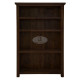 Antonio Solid Sheesham Wood large bookshelf in Walnut Finish