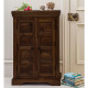 ANGEL FURNITURE sheesham Wood Storage gajraj Cabinet 60x35x90 CM | Book Storage | Sideboard (Walnut Finish)