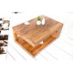 ANGEL FURNITURE Sheesham Wood Flyer Coffee Table 110X60X40 CM | Center Table (Honey Finish)