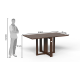 Sheesham Wood Folding Dining Table Plain Top - Honey