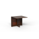 Sheesham Wood Folding Dining Table Plain Top - Walnut